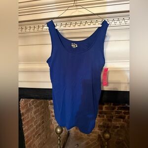 NWT Lilly Pulitzer Luxletic Sunray Bra Tank Top Navy Womens Size XL